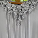 Ursula Of Switzerland Women's Vintage Ice Blue Maxi Dress Size 12 Photo 5