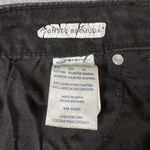 Seven7  Womens 12 Black Denim Jean High Rise Sunset Bermuda Shorts Flat Front Photo 7