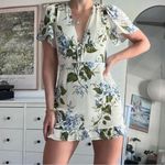 Reformation ‎ | Mya Mini Sundress V Neck Floral Dress in Riviera Size 6 Photo 2