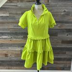 Alden Adair Hallie Ruffle Dress in Citrus Size Small NWT Photo 2