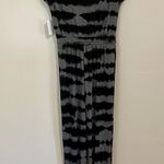 Susina Women’s Sleeveless Tie Dye Pant Jumpsuit Black Grey Size Small NWT Photo 7