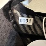 Boohoo NWT  Striped Sheer Button Through Blouse Womans Plus Size 14 Photo 8