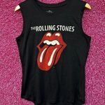 The Rolling Stones Hot Lips black tank top Medium  Photo 0