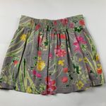 Old Navy  Watercolor Floral Linen Blend Mini Skirt M Photo 3