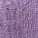 Free People  Waffle Knit V Neck Swing Top Size Large Dusty Purple Photo 2