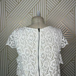 See By Chloe Tiered Lace Crochet Dress Ivory White Size 8 Photo 8