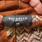 Rebdolls NWT  Green/Brown/White  Striped Knit Sweater Dress size 3X Photo 1