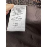 Nine West Plaid A-Line Skirt Brown Check Wool Blend Preppy Office Wear sz 10 Photo 6