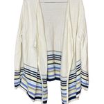 J. Jill Cotton Blend Knit Woman’s Sweater Cardigan Size XL Blue Photo 0