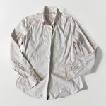 Loro Piana Button Up Shirt Women's 48 Italy Made Quiet Luxury Blouse 100% Cotton Photo 1