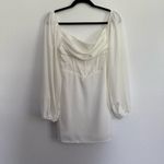 Princess Polly NWT  Lillie Long Sleeve Mini Dress in White 2 Photo 1