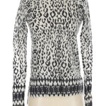 Rebecca Taylor  Fuzzy Leopard‎ Print Sweater Mohair Alpaca XS Lightweight Photo 0