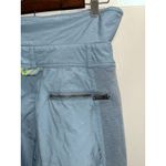 Free People Movement Look Out Nylon Pants Cargo Style Size Small Ski Baggy Blue Photo 6