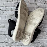 Comfortview  Black White Strappy Velcro Lightweight Strap Sandals Size 9.5 Annora Photo 3