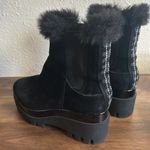 DKNY Women's Black Fur-Trimmed Boots Photo 2
