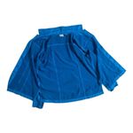 Chico's Chico’s Women Dark Turquoise Jacket Size 2(M) Chest-Pockets Button-Up Blue Suede Photo 2