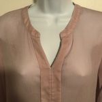 New York And Company NY&Co Lilac Sheer Popover Blouse Photo 2