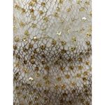 Cicci Sequin Crop Top Womens XL Spaghetti Strap Party Made In USA 1309 Gold Photo 2