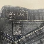 COS  Jeans Women’s Size 10P Gray Charcoal Inseam 28.5‎ Bling Embroidery Studs Photo 2