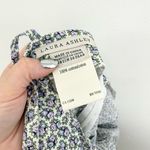 Laura Ashley Blue Floral Cotton Midi Sundress Photo 4