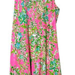 Lilly Pulitzer  womens size large bright pink & green Melle Dress Southern Charm Photo 0