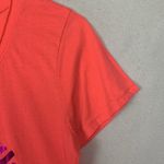 Harley Davidson women's large v neck short sleeve shirt pink tee biker Photo 4