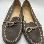 Vera Wang  Grey Suede Loafers in Size 7M Made in Italy Photo 1