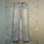 Reformation High & Skinny Crop Jeans In St. Lucia Destroyed Women's Sz 25 Photo 14