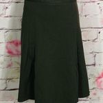 Burberry  military green front pleated skirt Photo 0