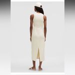 Lululemon NWT All Aligned Ribbed Midi Dress / LTIV (Light Ivory) Photo 1