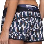 Lululemon Run: Speed Short 2.5" Stained Glass Love Neutral Blush Black Quilt 6 Photo 0