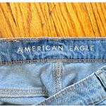 American Eagle  Denim Mom Shorts High‎ Waisted Cuffed Light Wash Size 12 Photo 2