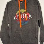 Ouray Aruba Caribbean Long Sleeve Gray Hoodie L13 51225 Photo 0
