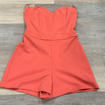 Express Outlet Strapless Romper Size 2 Pink Photo 0