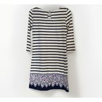 Lilly Pulitzer Dress XS Beacon Striped Peacock Nautical Preppy Old Money Classic Photo 1