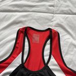 Lucky In Love Activewear Tank Top Red Black Womens Tennis Yoga Golf Lightweight Photo 1