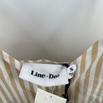 Line and Dot Ryline Dress Size Small Yellow Stripe Yellow/Tan Ruffle Tie Waist NWT Photo 6