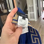 Versace  Greca Bluette-Oro Border Bralette Triangle top swimsuit bikini Photo 2