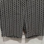 Mario Serrani  Black/White Print Bermuda Shorts size 16 Photo 6
