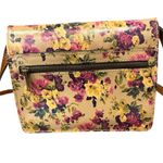 Patricia Nash  Bag Lanza Crossbody Organizer Leather Antique Rose Handbag Photo 3