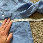 Talbots Linen Camp Shirt Size L Photo 9