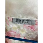 Vintage 80s floral Print Satin Nightgown Pastels size Medium Pink white Photo 3