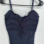 ASTR  the‎ Label Women's Size XS Zola Smocked Bodice Midi Sheath Dress Navy NEW Photo 3