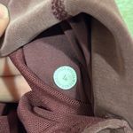 Lululemon  Brushed Softsteam Split Hem High Rise Pant Size 4 Red Merlot Photo 1