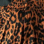 Loft NWT Leopard Print Blouse Petite Work High Neck Photo 5