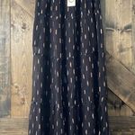 Raga NWT Rare Black Sheer Feather Midi Skirt Photo 1