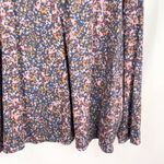 Terra & Sky Terra Sky Plus Sz 4X Top 28W 30W Thermal Waffle Knit Navy Purple Floral 1473 Photo 7