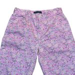 Lauren Ralph Lauren Womens 2 Petite Multicolor Floral Straight Leg Preppy Spring Pink Size 2P Photo 0