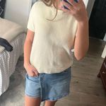Short sleeve sweater White Size XS Photo 0