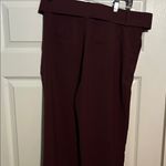 Skies Are Blue  Women's Burgundy Pantsuit‎ Photo 2